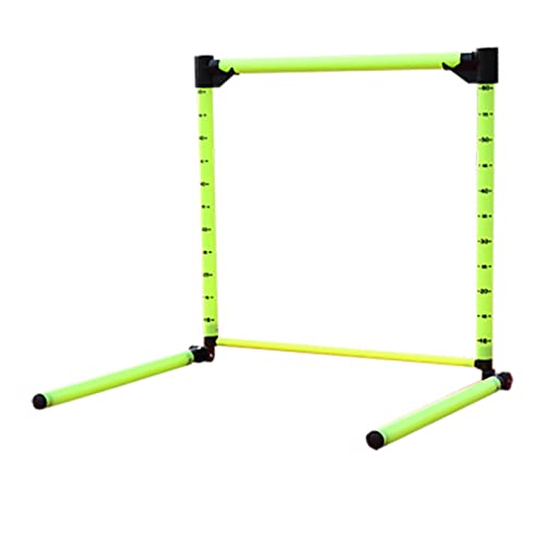 Adjustable Scale Agility Hurdles Football Track and Field Training Jumping Bar Set Outdoor Detachable Dogs Speed Ladders Obstacles,Green,60cm