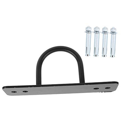 Rope Wall Ceiling Mount Bracket Hook, Heavy Duty Hammock Hanger with Screws, Alloy Steel Swing Fixing Hook for Yoga Hammock Battle Rope Strength Training, Includes 4 Anchors