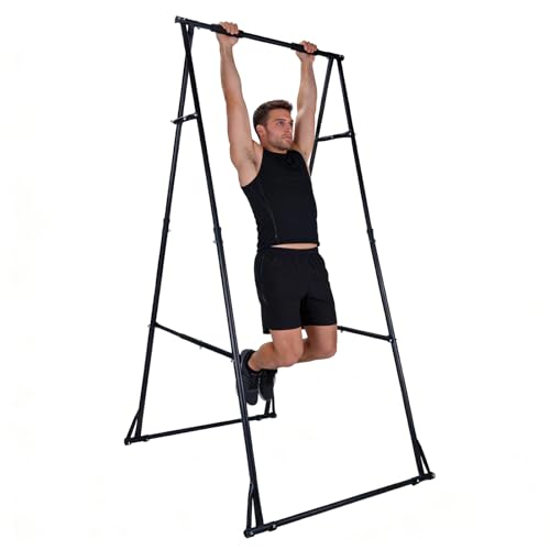 Generic Foldable Pull Up Bar Free Standing Multi-function Power Tower Dip Bar Pull Up Station Home Gym Strength Training Equipment