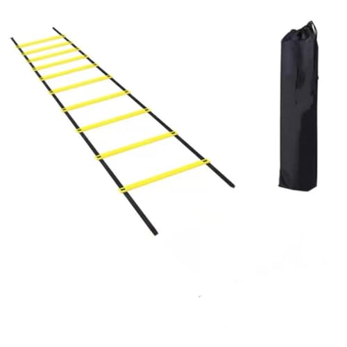 Agility Ladder, Agility Training Equipment for Football Soccer Basketball Training Equipment 10 rungs with Carry Bag