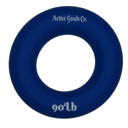 Hand Exerciser - PROFESSIONAL GRADE, Set or Single, Different Sizes. Visit to see more! Bague classique en silicone parfaite pour améliorer la force, la puissance et la vitesse dans les poignets. - size: 15.5 Single Ring - 3.5 in - 90 lb