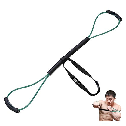 𝘀𝗮𝗻𝘀𝗲𝗻𝘄𝗮𝗻𝘄𝗼 Boxing Resistance Bands for Speed, Strength – Ideal for Fighters, Fitness Enthusiasts to Enhance Combat Techniques and Home Training with Varied Resistance Levels - color: Green 2.0