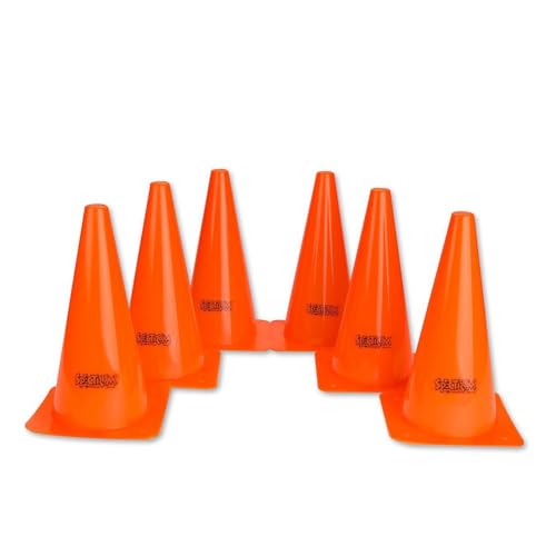 Spectrum™ Orange Cones, 12" (Set of 6)