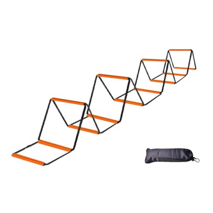 Portable Agility Ladder for Soccer and Fitness Training - size: 12 Grids