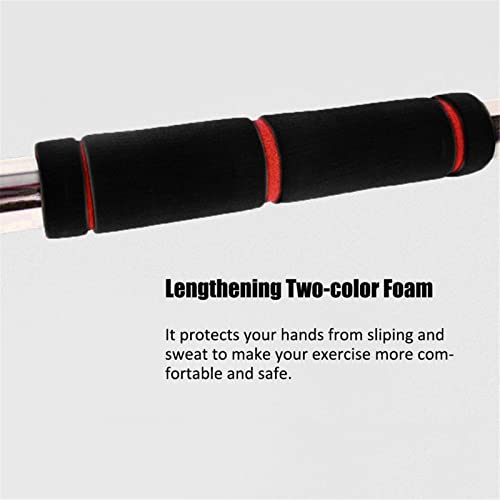 Door Chin Bar Screwless Pull Up Bar Assembled Adjustable Flexible Gym Bars for Gym Office Home Strength Training Equipment 60-100cm