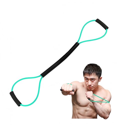 𝘀𝗮𝗻𝘀𝗲𝗻𝘄𝗮𝗻𝘄𝗼 Boxing Resistance Bands for Speed, Strength – Ideal for Fighters, Fitness Enthusiasts to Enhance Combat Techniques and Home Training with Varied Resistance Levels - color: Green