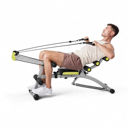 WONDER CORE 2 Total Gym Machine, Ab Workout Equipment, Adjustable Ab Machine for Stomach Workout, Sit Up Exercise Equipment for Home Workouts, Abdominal Trainer, Ab Lounger Exercise Chair