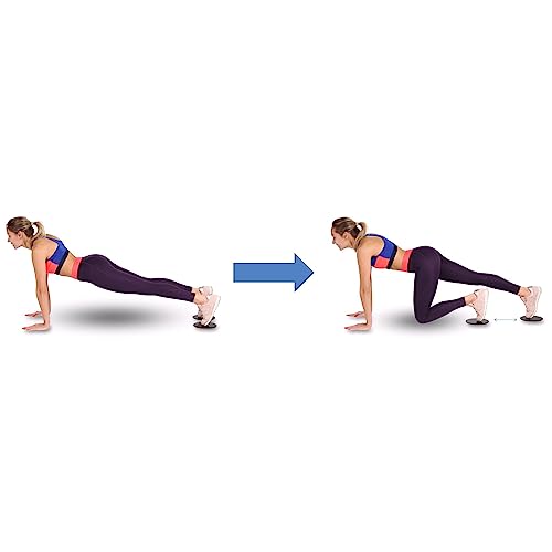 DRUNA Core Sliders for Exercise Dual-Sided Gliding Discs for Abs, Full Body Workout, Home Gym, Pilates, and Yoga Smooth on Carpet & Hard Floors Compact & Portable Fitness Sliders