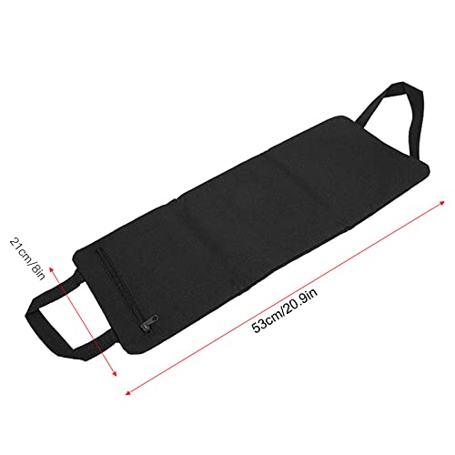 Thin Arm Yoga Sandbag, Workout Freeweight Training Bag for Leg Slimming and Fitness, Adjustable Fill Weight Sandbag with Leakproof Inner Liner and Carry Handles for Home - color: Black