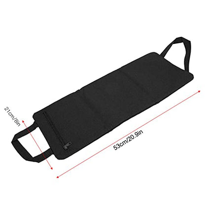 Thin Arm Yoga Sandbag, Workout Freeweight Training Bag for Leg Slimming and Fitness, Adjustable Fill Weight Sandbag with Leakproof Inner Liner and Carry Handles for Home - color: Black