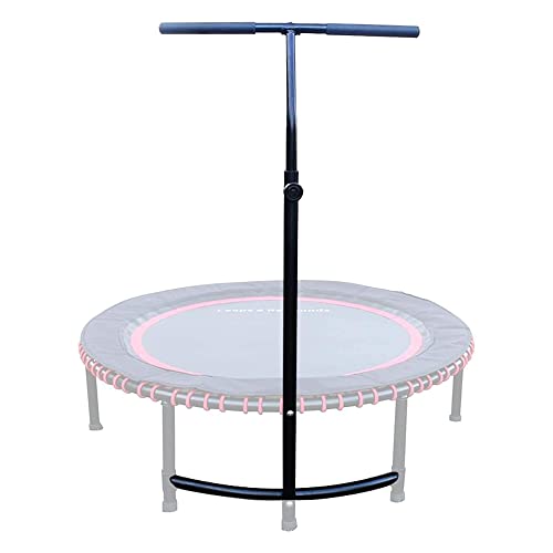 Leaps & ReBounds: Adjustable Stabilizer Bar - Fits All L&R Fitness Trampolines - Grippable & Cushy Foam Handles - Easy Assembly, Slips Over Existing Legs - Trampoline Sold Separately