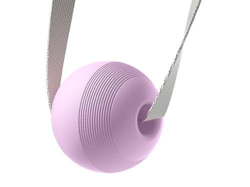 VICSKY Myofascial Release Massage Ball with Handles - Trigger Point Ball for Leg, Neck, Foot Pain Relief, Adjustable Strap, Deep Tissue & Muscle Relaxation, Pressure Release Tool (Purple) - color: A: Purple, Single Ball