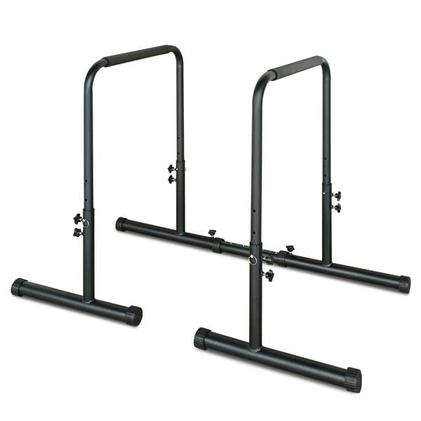 Adjustable Height Power Tower Dip Station, Heavy Duty Pull Up Bar Stand with 550 LBS Capacity, Multi-Function Home Gym Equipment for Calisthenics, Strength Training & Full-Body Workout