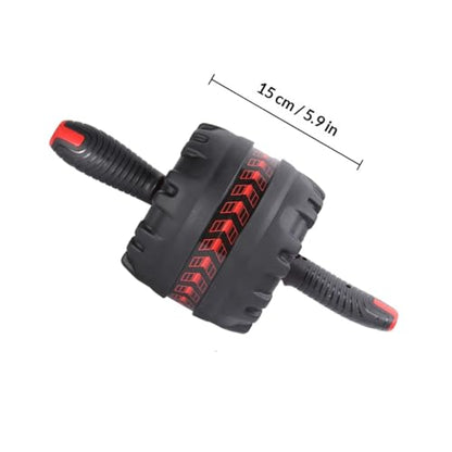Automatic Rebound Abdominal Exercise Roller with Knee Pad Anti-Skid Steel and Rubber Ab Wheel for Home Fitness Suitable for Fitness Levels