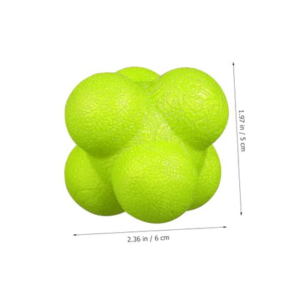 VICASKY Hexagonal Reaction Balls Set for Agility Training 6 Pcs Fitness Exercise Balls for Hand-Eye Coordination Speed Reflex Development