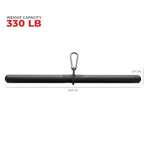 Sunny Health & Fitness Power Cage Squat Rack Upgrade Attachments, Dip Bar, Plate Bar Holder, Belt Squat, J Hook, Lat, Adapter, U Ring, Pull Up Bar, Landmine, Captain's Chair, Tricep Rope For Home Gym - style: Straight Bar