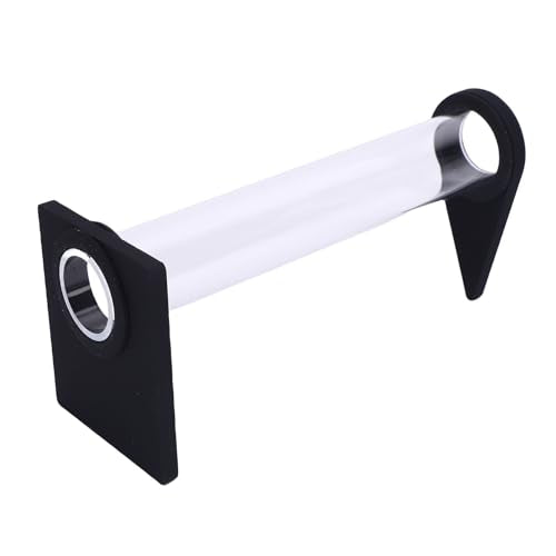 Drfeify Billiard Stroke Trainer, Acrylic Transparent Tube with 2 Adjusters for High Medium Low Strokes Aiming Practice Tool Pool Cue Training Aid