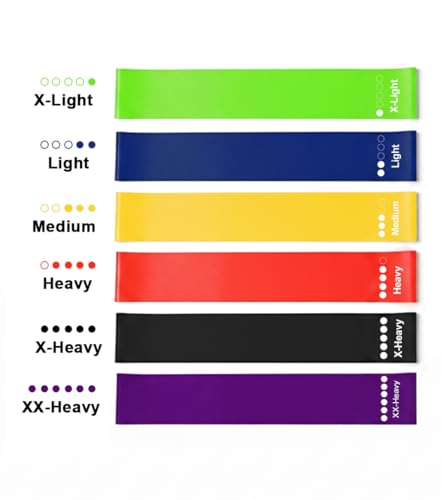 Resistance Bands, Resistance Bands for Working Out, 6 Pcs