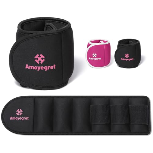 Ankle Weights, Wrist & Leg Weights for Women Men – Weighted Wristbands & Foot Weight | Comfortable Fixed Weight Set (2/3/4/6/10 lbs Pair), Soft Breathable Fabric, Ideal for Walking, Workout - color: Black, size: 6 lb Pair (3 lb Each)