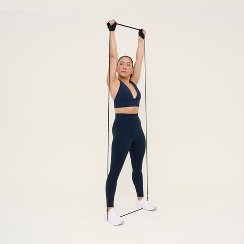 Pvolve Body Band Set – Light & Heavy Resistance Bands with Carrying Case, Adds Up to 35 lbs Load, Full-Body Strength & Tone