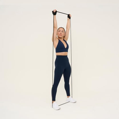 Pvolve Body Band Set – Light & Heavy Resistance Bands with Carrying Case, Adds Up to 35 lbs Load, Full-Body Strength & Tone