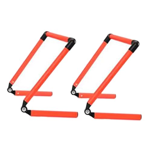 predolo 2Pcs Sports Agility Hurdles for Practice Track Field Improves Coordination