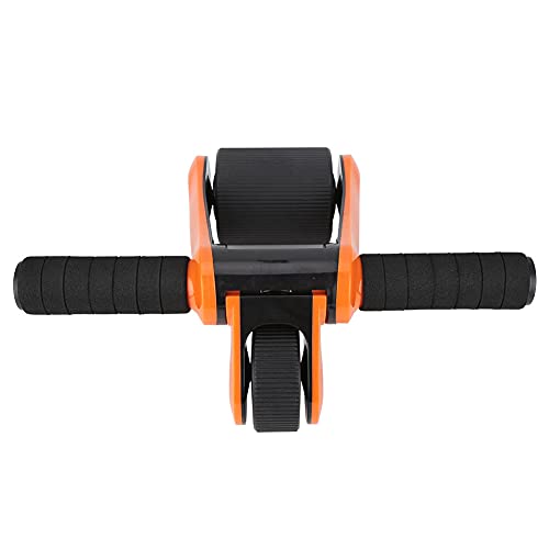 2 Wheels Ab Roller Wheel, Abdominal Muscle Exerciser, Dual - Wheel Core Trainer with Knee Pad for Home Gym, Stable Aluminum and ABS Design for Full - Body Workout