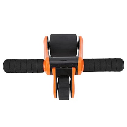 2 Wheels Ab Roller Wheel, Abdominal Muscle Exerciser with Knee Pad, Stable Dual - Wheel Core Trainer for Home Gym, Foldable and Portable Ab Wheel for Beginners to Advanced