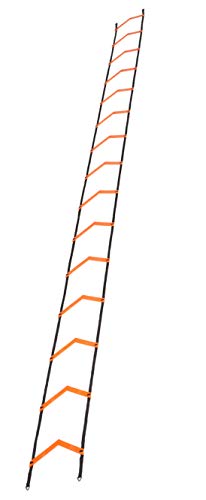 Speed and Agility Ladder, Extra Long 21-Foot with 15-Rungs to Improve Balance, Acceleration, Lateral Speed, Change of Direction, and Body Control