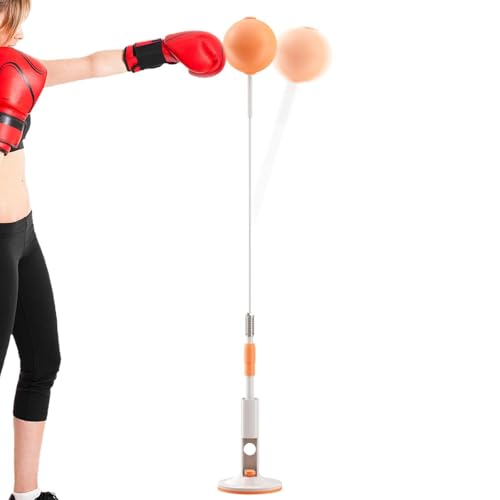 Boxing Reflex Ball Punching Bag Stand Reflex Trainer Hand-Eye Coordination - size: 154cm