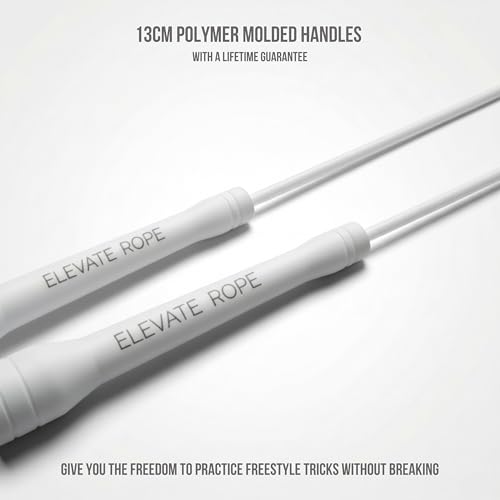 Elevate Rope Pro-Grade Speed Rope - color: White Purity