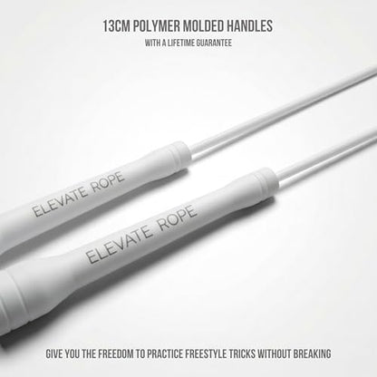 Elevate Rope Pro-Grade Speed Rope - color: White Purity