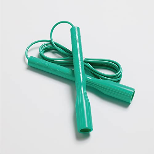 Skipping Jump Rope for Fitness Workout - Light Weight, Adjustable, Tangle Free, Excellent line control for Cardio Boxing, CrossFit, Training Exercise All Ages and Gender ( Special Luxury, KA-220, Made in Korea) - color: Clover Green