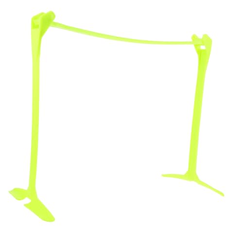 Mikikit Adjustable Height Speed Hurdles Foldable Agility Training Equipment for Soccer Football Enhance Speed Coordination Jumping Skills Portable Versatile for Athletes