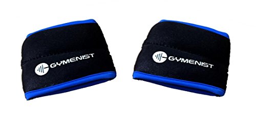 Wrist Weights Running Stylish Bracelet Pair of Weights Set of 2 Jogging Cardio Weight to Strengthen The Hands Forearm - style: 2 Lb (Black - Blue)