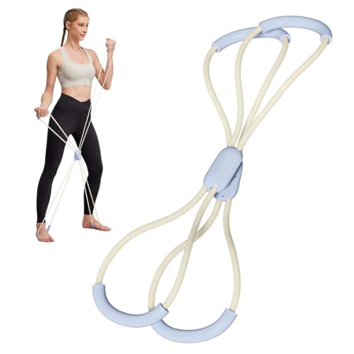 YOTTOY Cross Resistance Band for Full Body Workout,Elastic Exercise Bands for Legs,Arms,Glutes,Stretch Bands for Exercise,Yoga Straps for Stretching, Booty Bands for Home Gym - color: 35lb-Blue