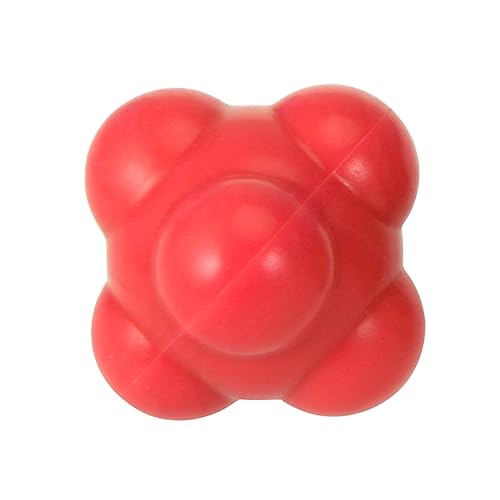 58mm Hexagonal Reaction Ball Instant Feedback Agility Training for Baseball Soccer Volleyball