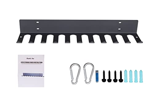 Home Gym Storage Rack, Extra Long 23‘Barbell Rack Weight Room Organizer 11 Prong Gym Equipment Storage Rack for Gym Accessories Like Fitness Bands,Resistance Bands,Straps,Foam Rollers,Barbell
