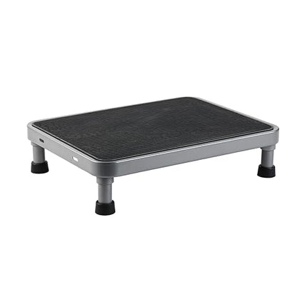 Heavy-Duty One Step Stool with Carry Handle – 4.1" Low Foot Stool, Non-Slip Rubber Platform, 500lb Capacity – Portable Safety Step Stools for Adults, Seniors, Bathroom, Bed, SUV, 17"x13"