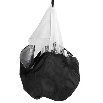 ZJchao Training Resistance Parachute, Running Speed Exercise Power Umbrella Adjustable Waist Belt 1.5x15 Meters Surface with Carry Bag for Football Track Basketball Long Distance
