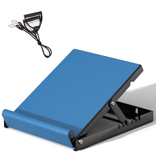 650lbs Steel Slant Board, 5-Angle Calf Stretcher for Plantar Fasciitis & Achilles Relief, Non-Slip Incline Board for Home Gym & Stretching