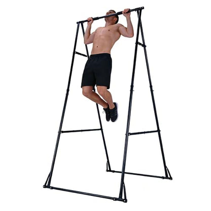 Generic Power Tower Pull Up Dip Station Foldable Pull Up Bar Station Adjustable Multi-Function Home Gym Strength Training Fitness Equipment