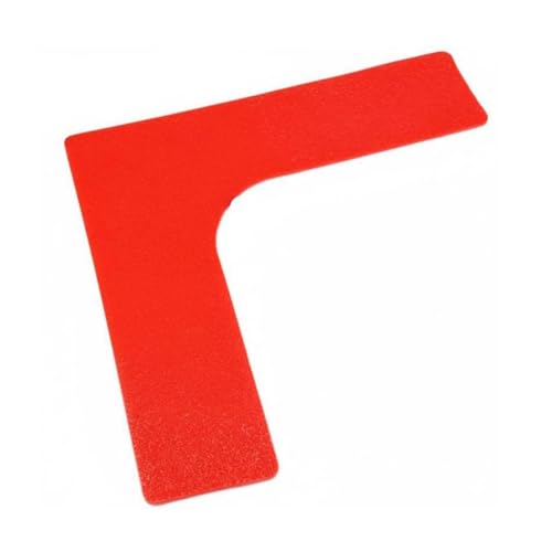 Generic Tennis Floor Marker Easy to Move Tennis Line Marking Pad Bright Color Flat Training Marker for Beginners, Kids - color: Red