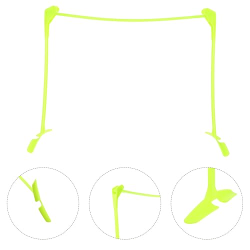 TEHAUX Adjustable Height Soccer Training Hurdle Agility Speed Hurdles Foldable Plastic Football Training Equipment for Athletic Agility Drills