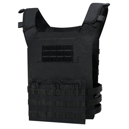 TACWINGS Outdoor Tactical Vest,Ultra-Light Breathable Adjustable Lightweight Airsoft Vest for Outdoor Paintball Training
