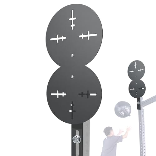 Wall Ball Target | Single & Double Heavy-Duty Plates for Wall Ball Training, Medicine Ball Target for Power Cage and Racks, Gym Fitness Enhance Strength and Explosive Power