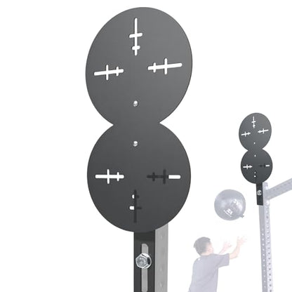 Wall Ball Target | Single & Double Heavy-Duty Plates for Wall Ball Training, Medicine Ball Target for Power Cage and Racks, Gym Fitness Enhance Strength and Explosive Power