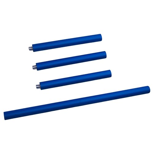 yoga stick is made of sturdy steel that is 5 feet high and an adjustable stretching stick, providing flexibility, agility, and balance. Covered with thick and comfortable foam layer