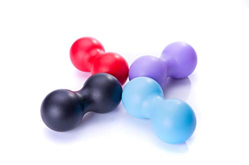 Peanut Massage Ball Roller Double Lacrosse Ball Acupoint Myofascial Release Muscle Knot Relaxer Mobility Trigger Point for Physical Therapy Self Deep Tissue Manual Massager Equipment Tool Set