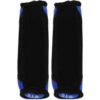 UPKOCH Soft Sandbag Dumbbells Hand Weights 2lb Pair Blue Portable Fitness Weights for Running Arm Toning Home Workout